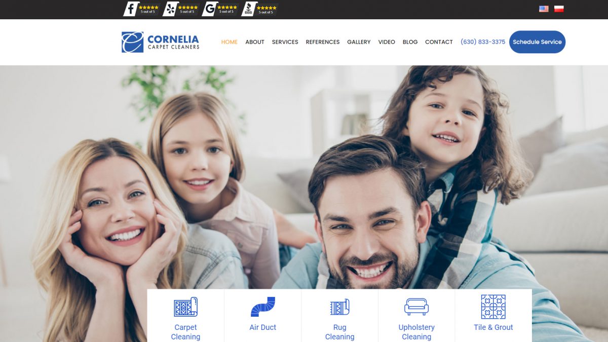 Cornelia Carpet Cleaners New Website